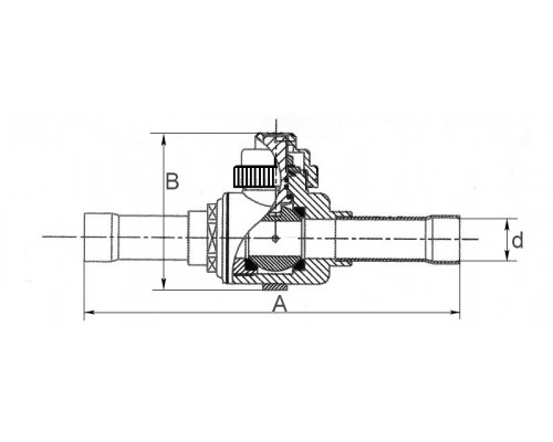 Шаровый запорный вентиль серии BC-BV-1/4 S 