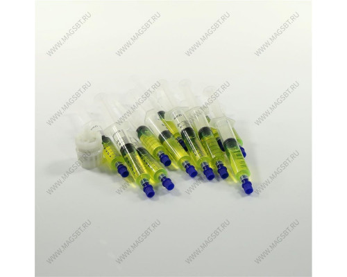 TR1058.J7.P1 Жидкость определения утечек UV авто 7,5мл BRILLIANT к-кт 12 шт адаптер QC R134a