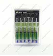 TR1059.A6.J7 Жидкость определения утечек UV авто 7,5мл GREEN BRILLIANT к-кт 6 шт адаптер QC R134a