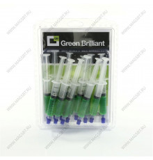 TR1059.J7 Жидкость определения утечек UV авто 7,5мл GREEN BRILLIANT к-кт 12 шт адаптер QC R134a